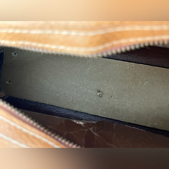 Vintage Knitting Needle Tapestry Style Bag Zip Top Handle - Picture 4 of 9